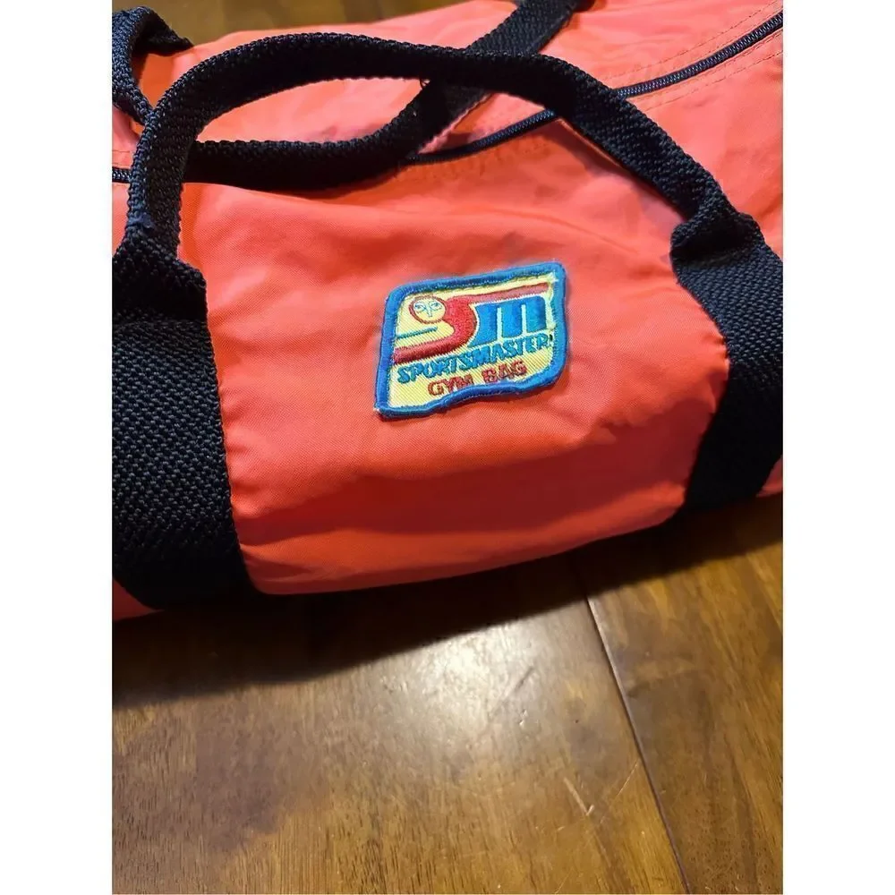 Vintage Sportsman Orange 19” Duffel Bag Nylon and Zipper